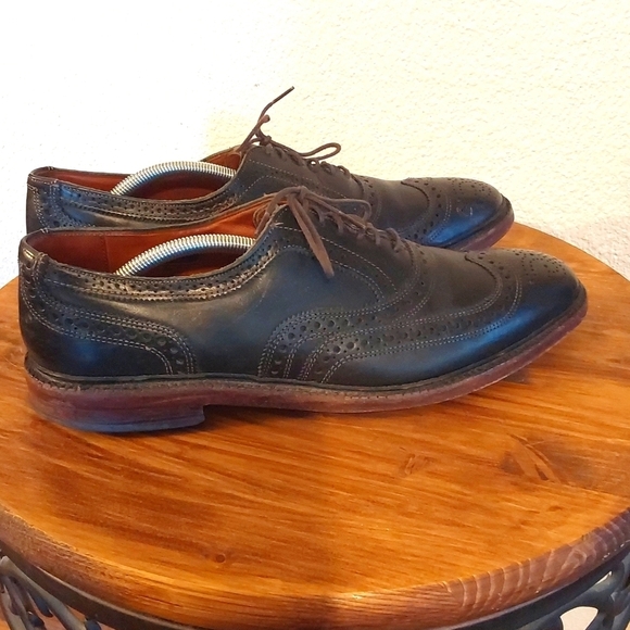 Allen Edmonds McTavish Black Wingtip Leather Oxford Brogues Dress Shoes Sz.12 main image 10
